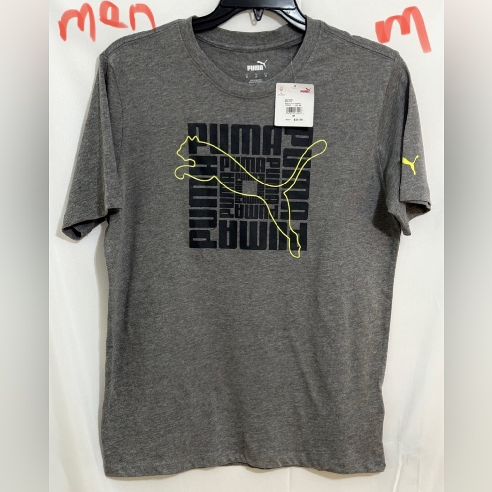 Puma Men's Gray T-Shirt